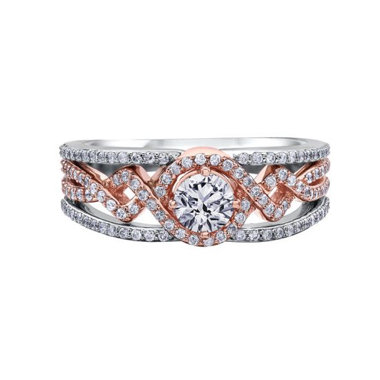 AM336 HALO MOUNT ENGAGEMENT RING