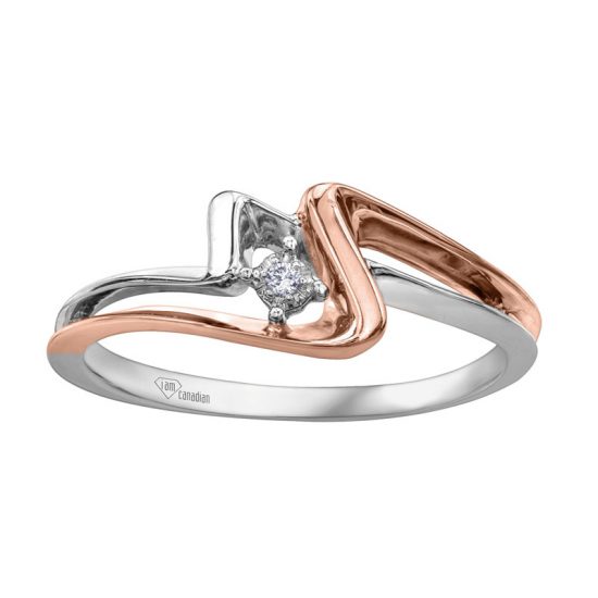 AM351 SWIRL DIAMOND RING