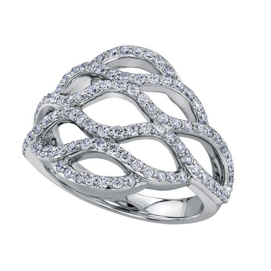 DD2855 DIAMOND FILIGREE RING