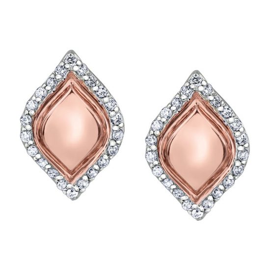 DD2920 FROSTED GOLD EARRINGS