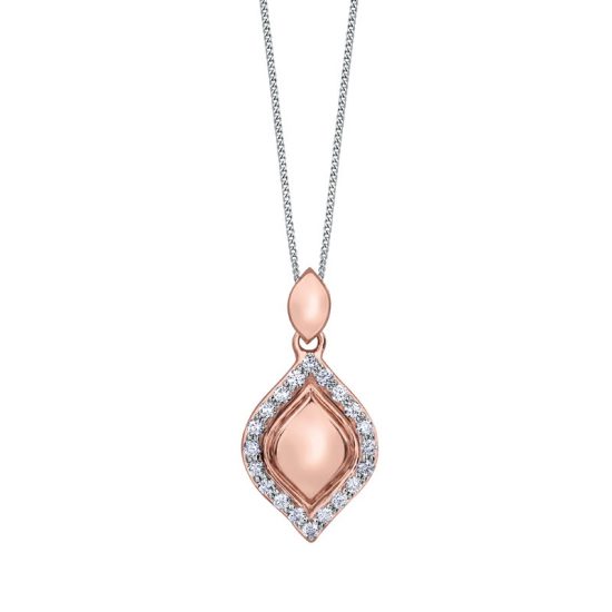 DD2921 FROSTED GOLD DROP PENDENT