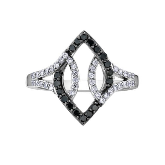 DD2977 BLACK DIAMOND RING