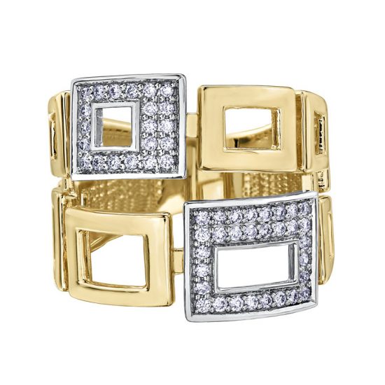 DD2992 GEOMETRIC DIAMOND RING