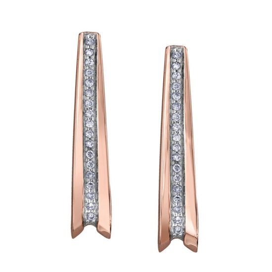 DD2995 Diamond Bar Earrings