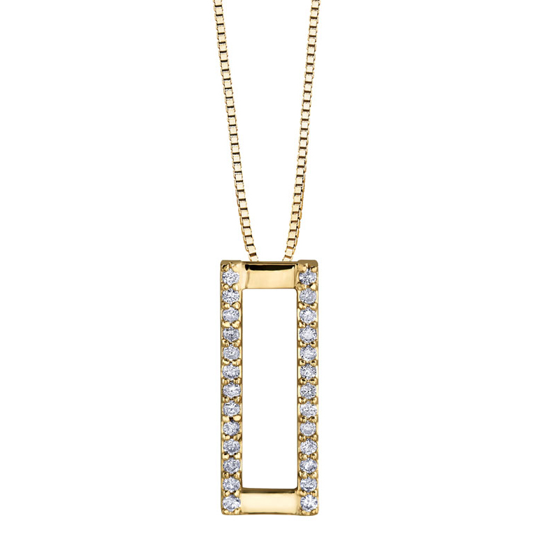 DD3003 DIAMOND BAR PENDENT