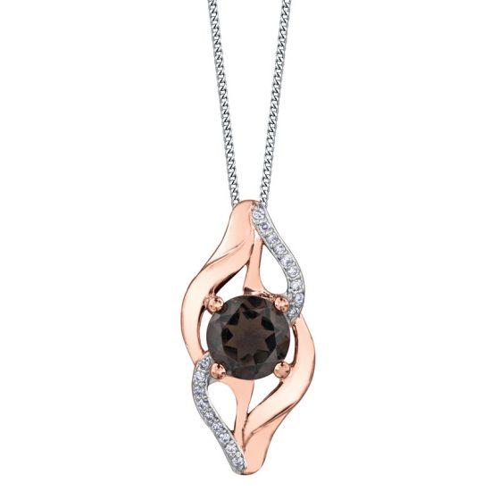 DD3009 SMOKEY QUARTZ PENDENT