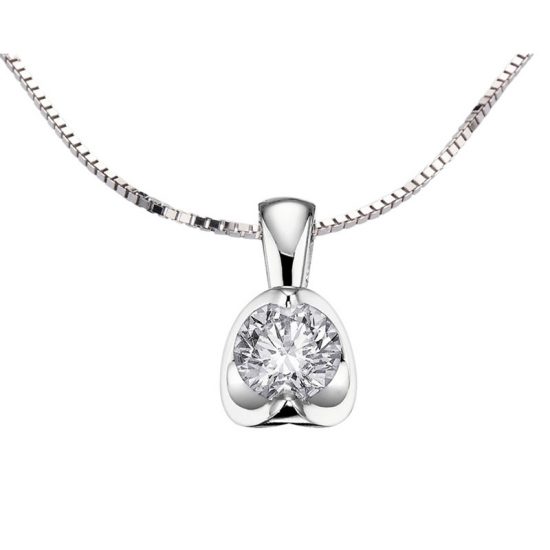 DX380 SOLITAIRE DIAMOND PENDENT