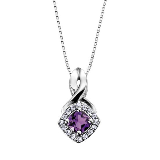DX567 GEMSTONE & DIAMONDS BIRTHSTONE PENDENT COLLECTION