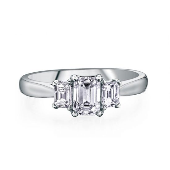 DX674 PAST PRESENT FUTURE DIAMOND RING